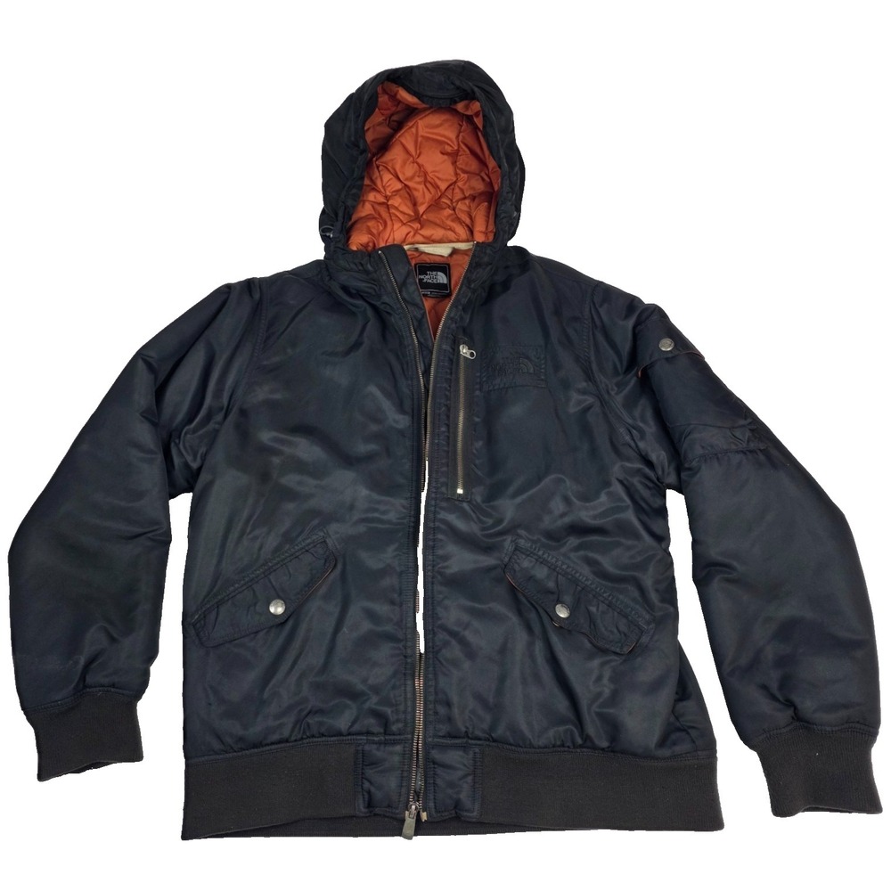 The North‎ Face Black Bomber Jacket Men's M  - 19-TNF-68 - Thick & Comfy